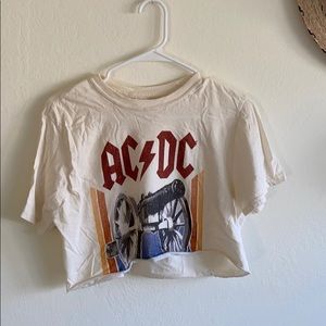 AC/DC cropped tshirt